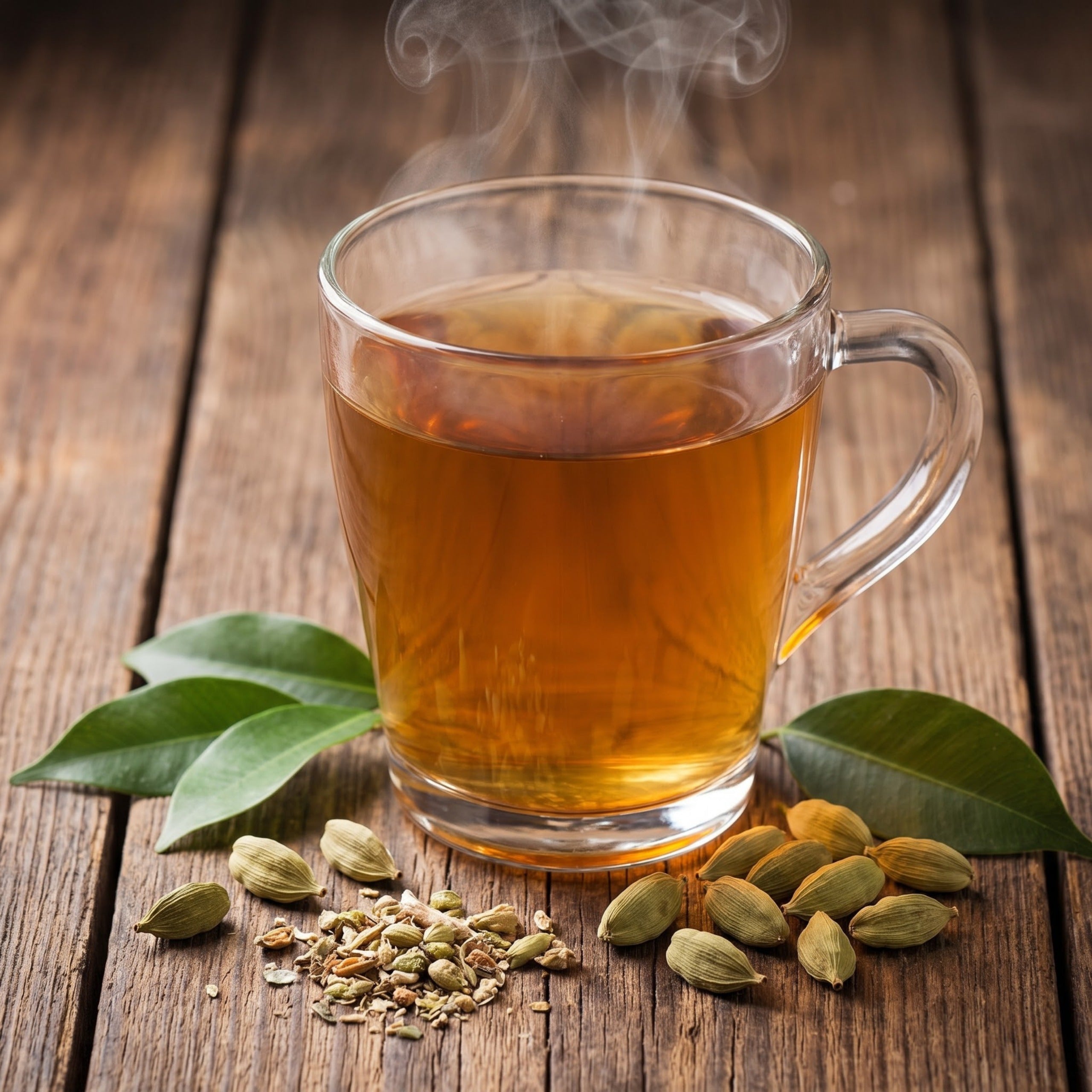 Green cardamom pods used for making chai